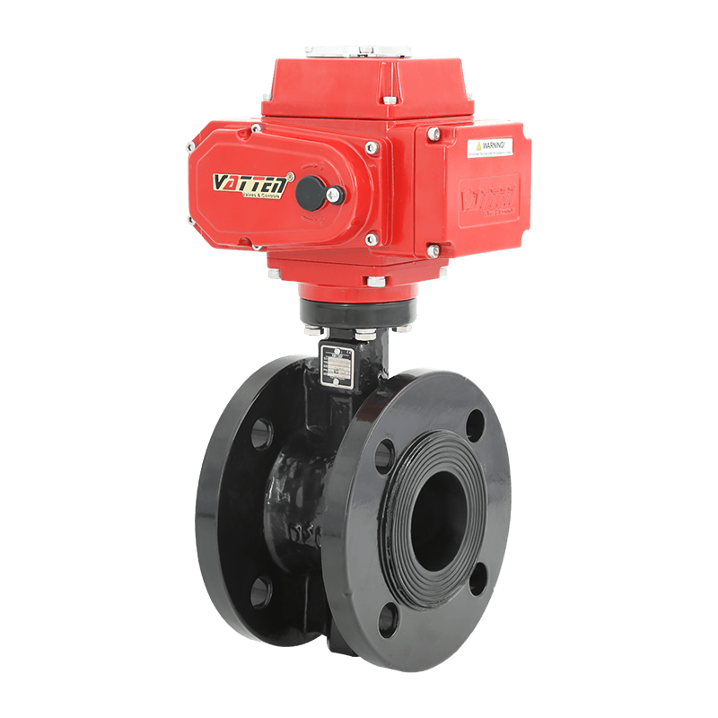 วาล์วผีเสื้อหน้าแปลนไฟฟ้า