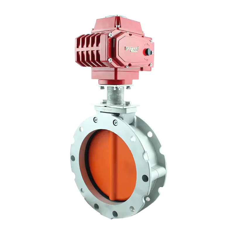 วาล์วปีกผีเสื้อแบบผงไฟฟ้า