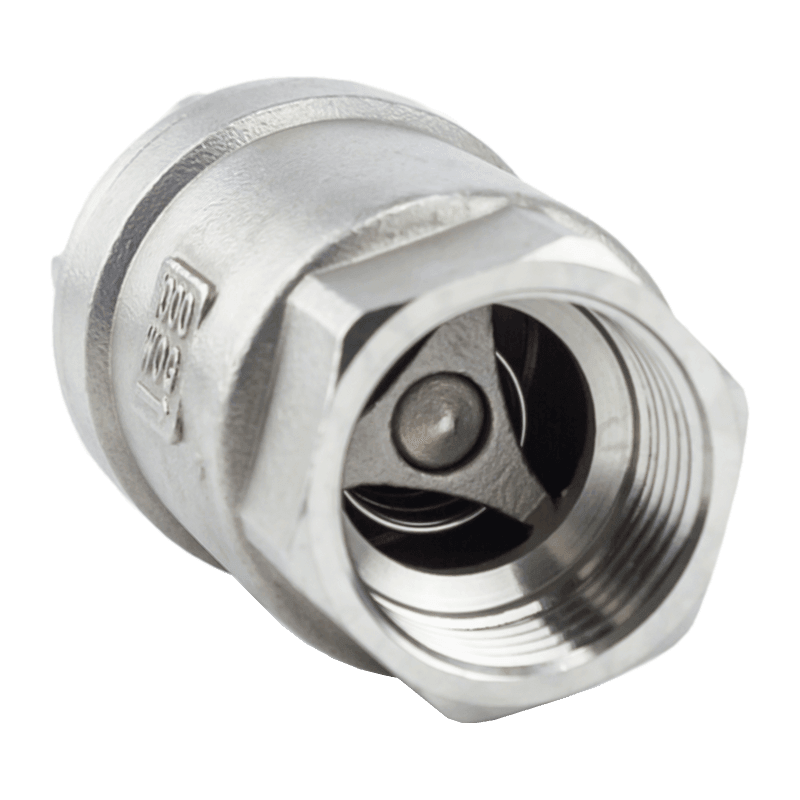 H12W เช็ควาล์วแนวตั้งแบบเกลียว