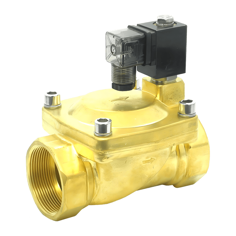 โซลินอยด์วาล์วที่เชื่อมต่อกับท่อ