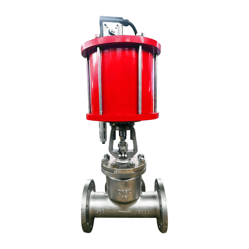 วาล์วปิดเหล็กคาร์บอนแบบนิวแมติก