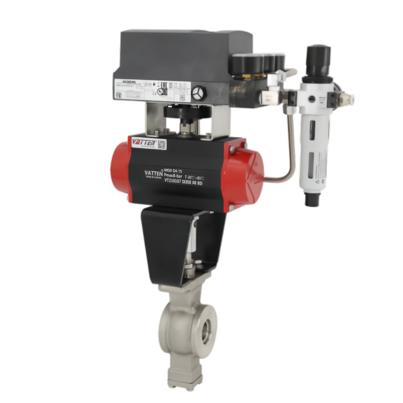 บอลวาล์วชนิด V นิวเมติก